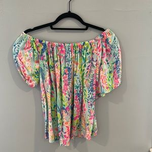 Lilly Pulitzer off shoulder top